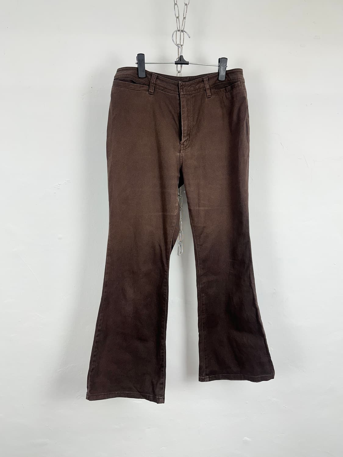 Flare Dark Brown Pants 상품이미지5