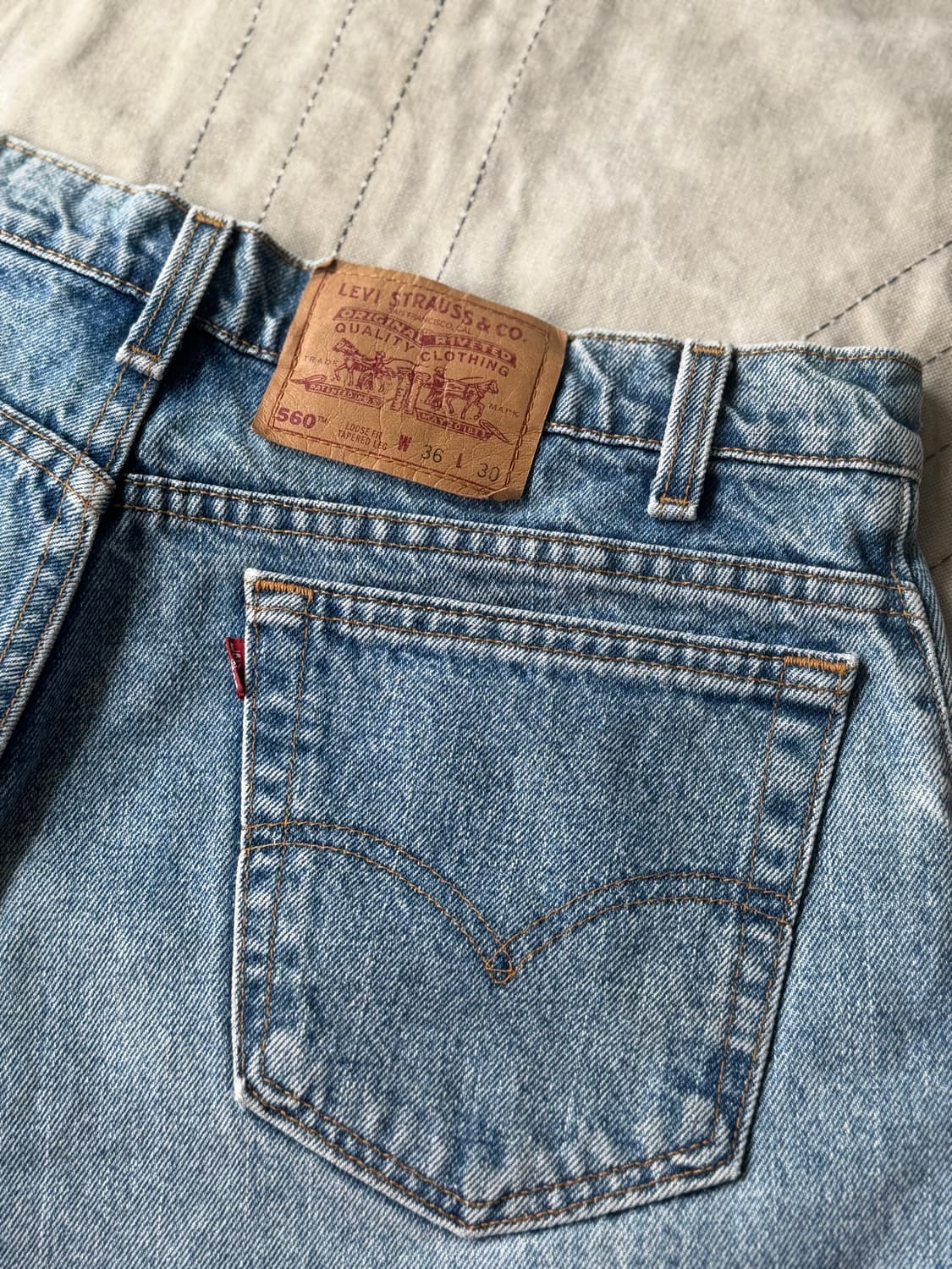 Vintage Levi's 560 short, cutted  상품이미지5