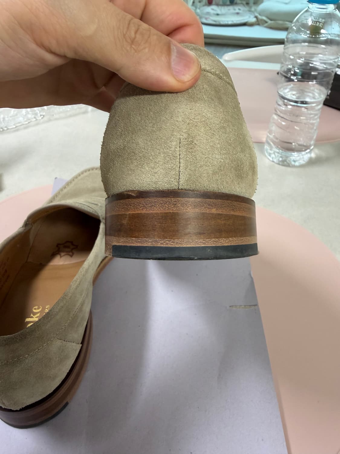 로크 이튼 스웨이드 로퍼 베이지 255 상품이미지3