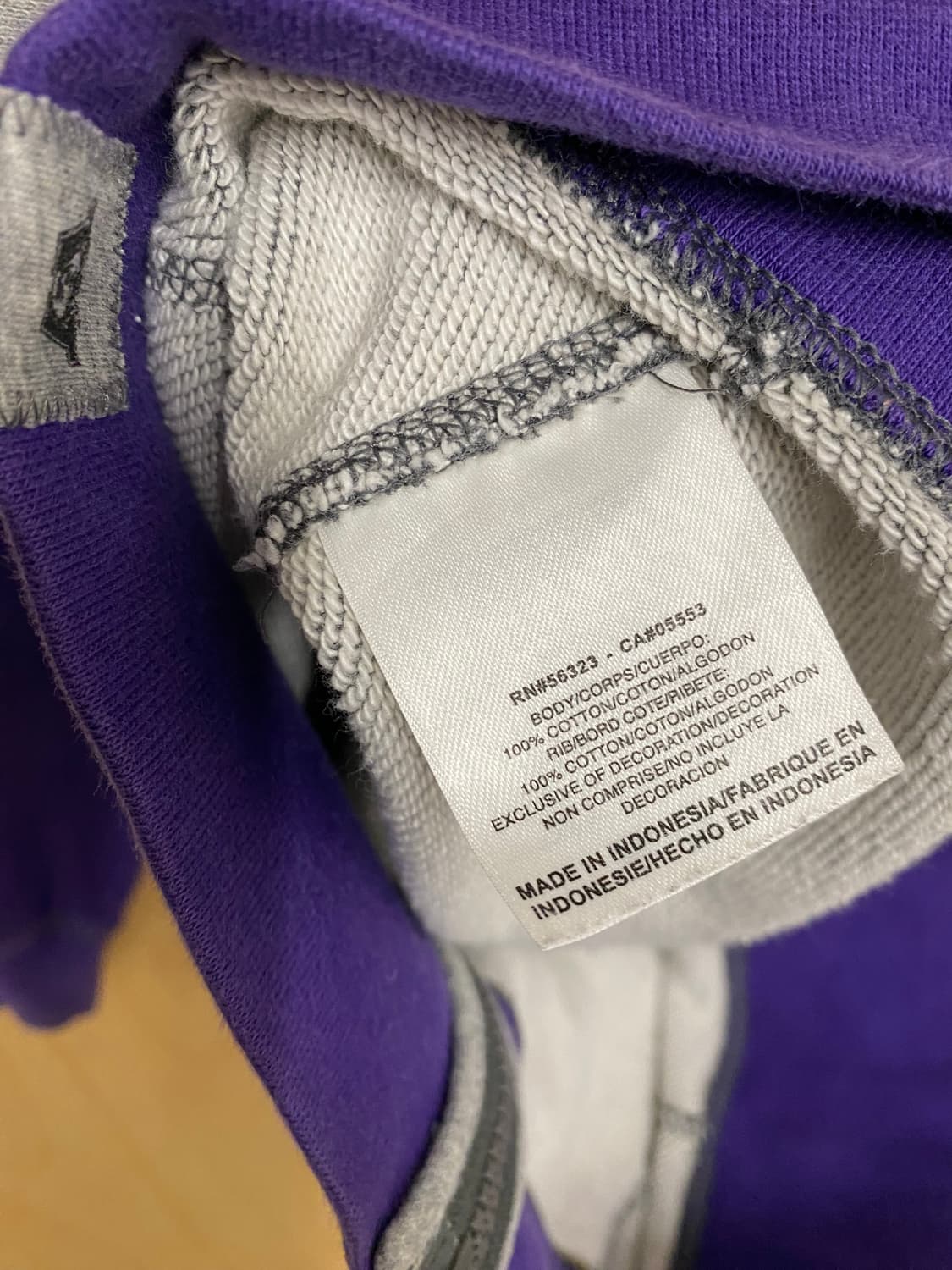 NIKE washington huskies hood zip-up 상품이미지6