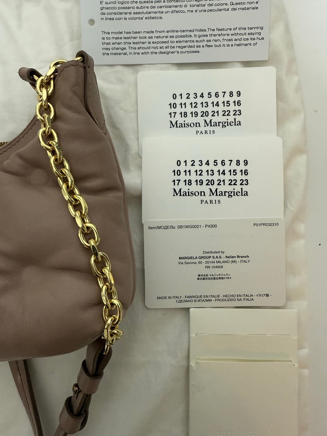 메종 마르지엘라 글램 슬램 호보 마이크로백 상품이미지5