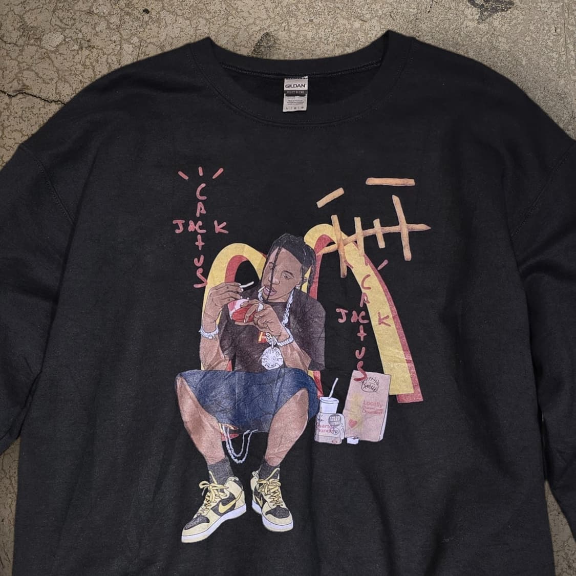 트래비스 스캇x맥도날드 스웨트셔츠 상품이미지2