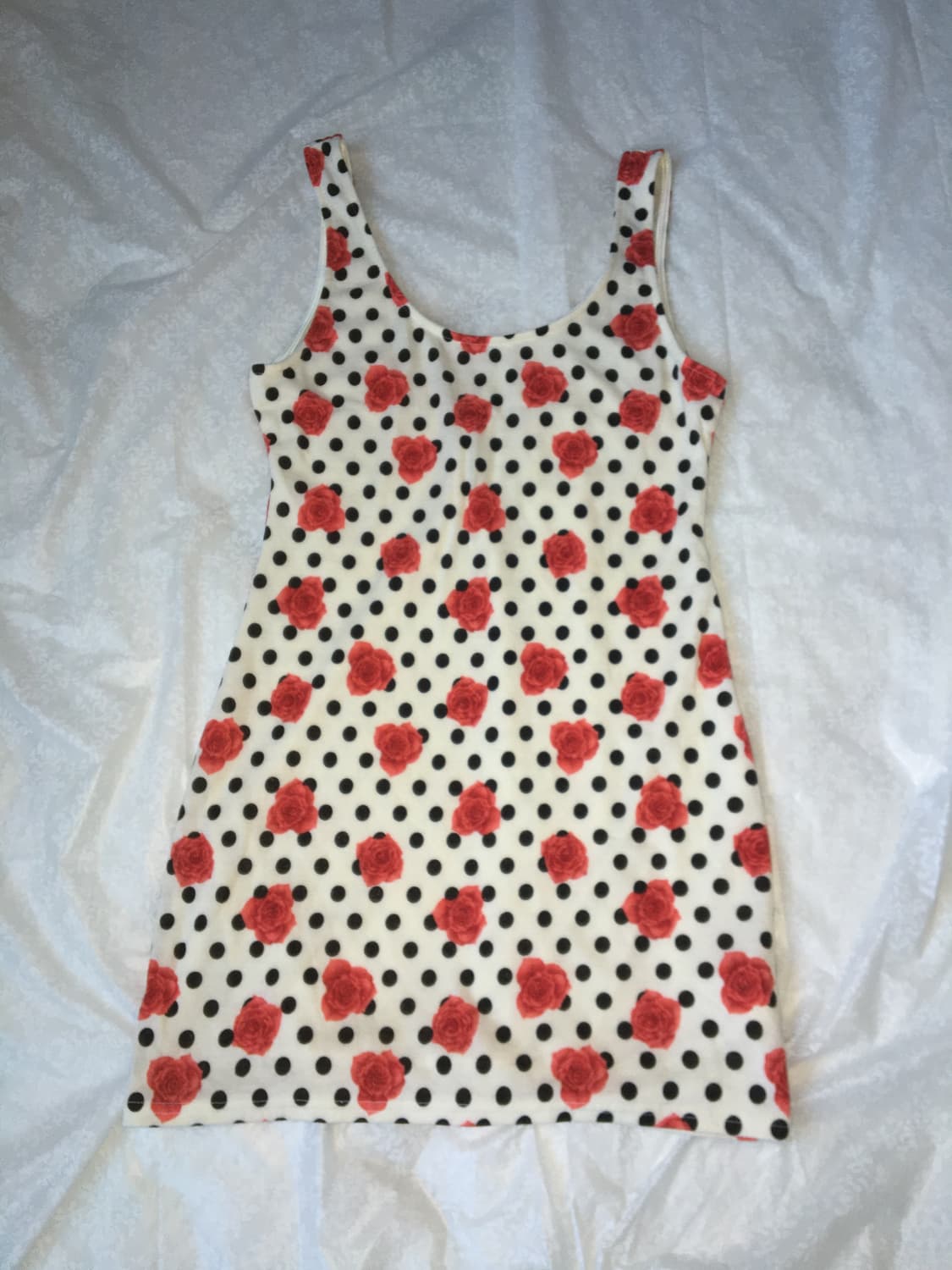 빈티지 갸루 도트 원피스 스커트 오리엔탈 긱시크 니혼진 너드 상품이미지3