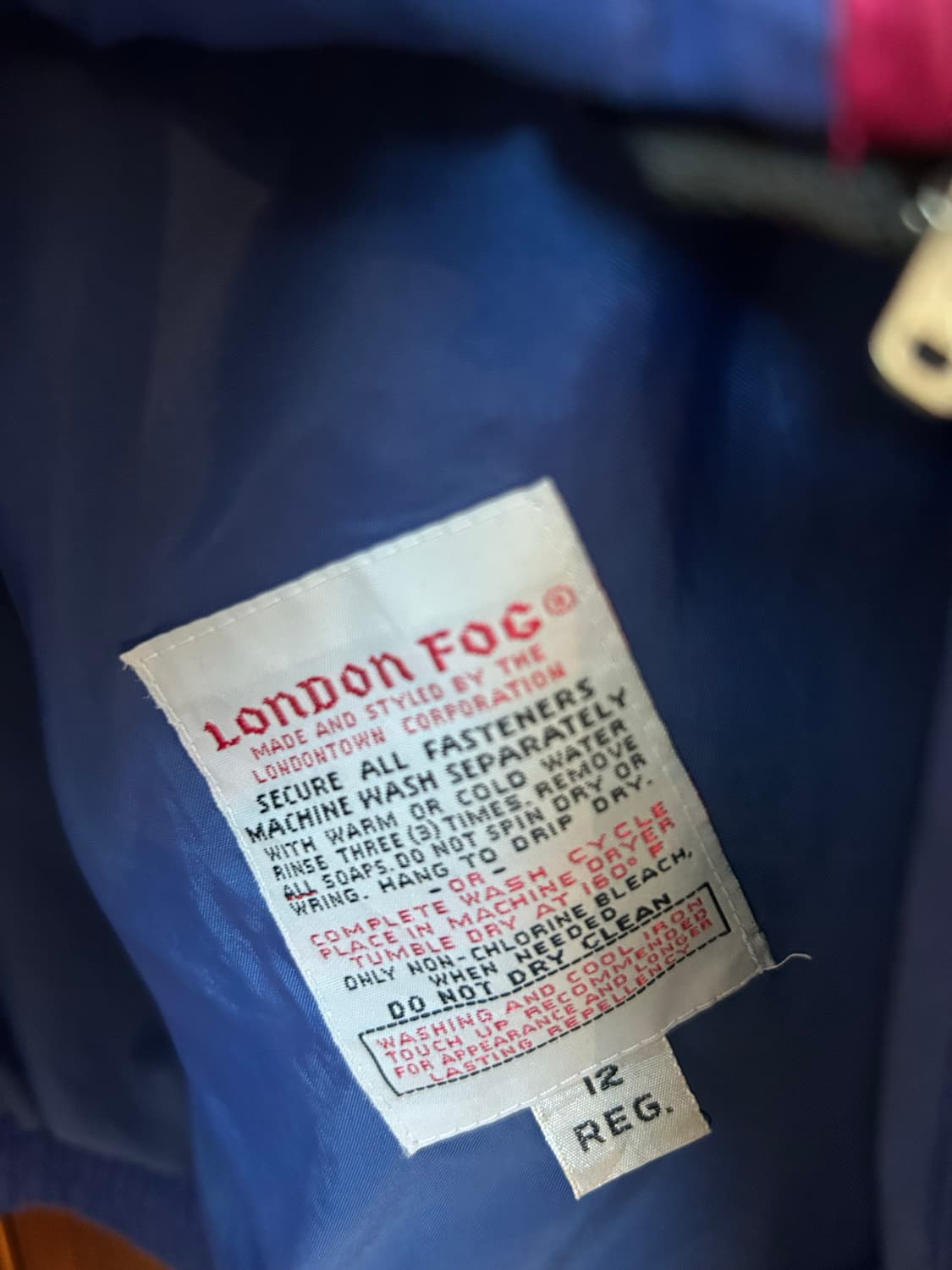 런던포그 내피분리점퍼 상품이미지6