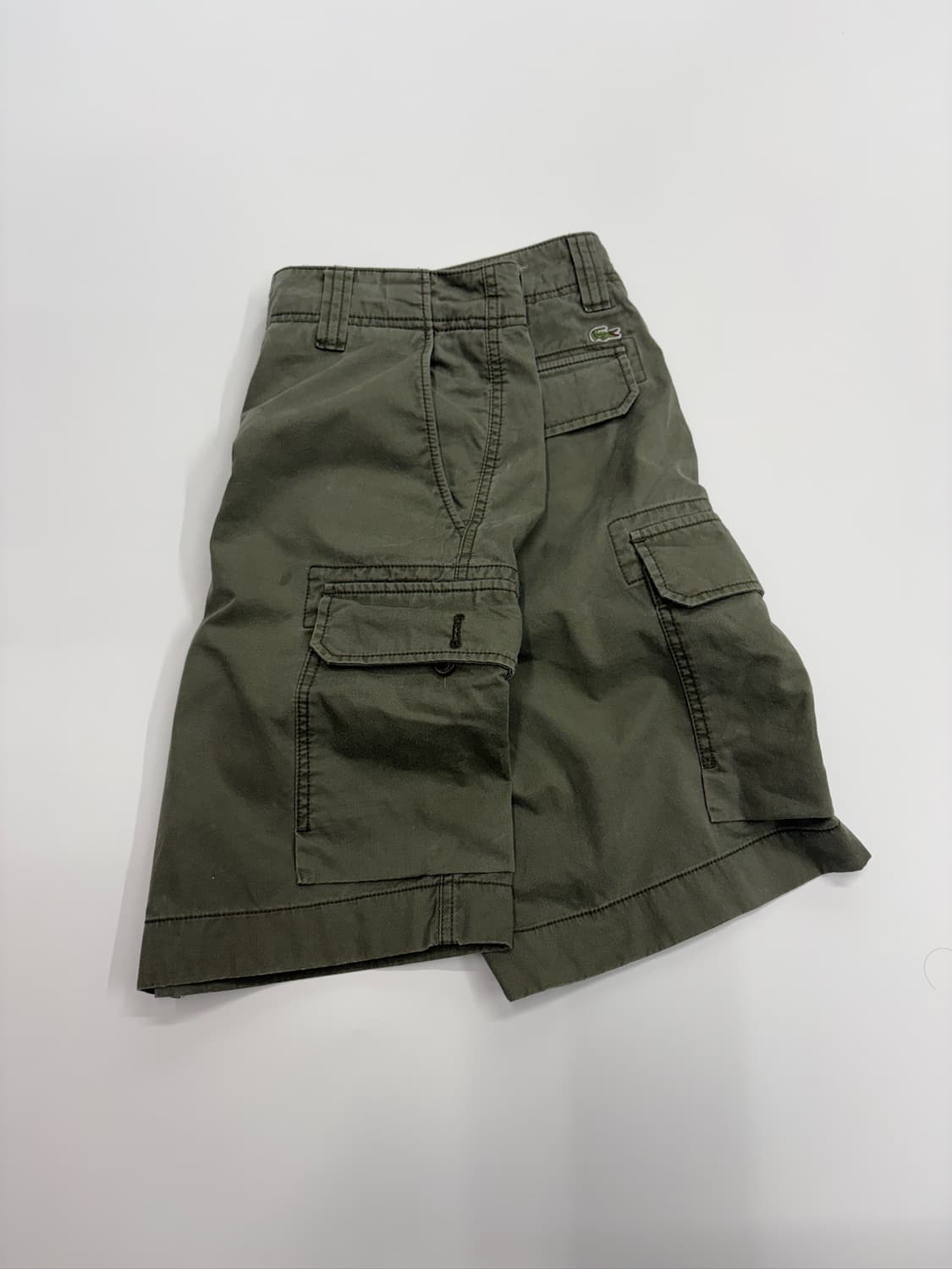 Lacoste 라코스테 빈티지 카키 카고 반바지 상품이미지1