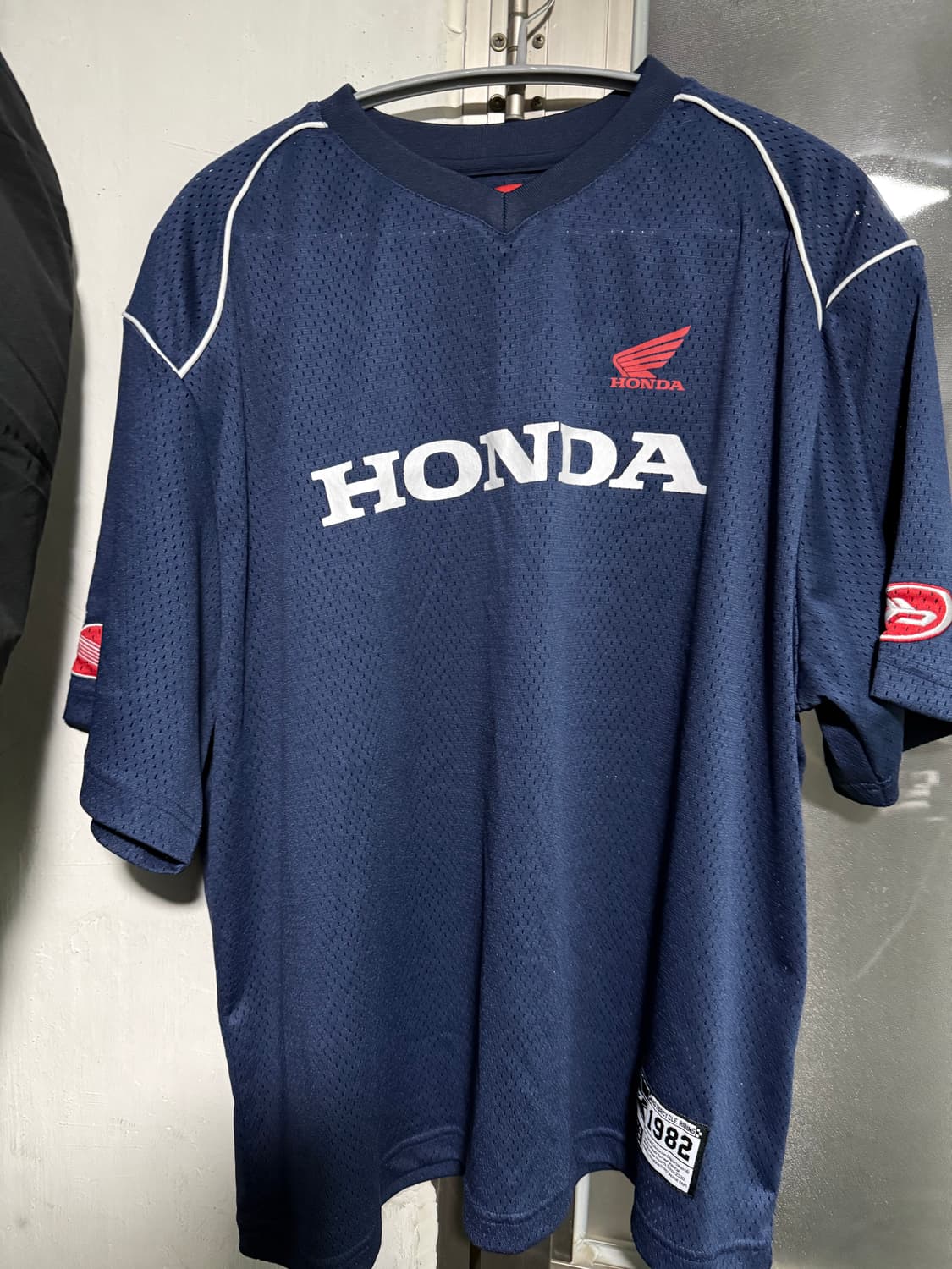 혼다 Honda 네이비 반팔 메쉬 티셔츠 M 상품이미지1