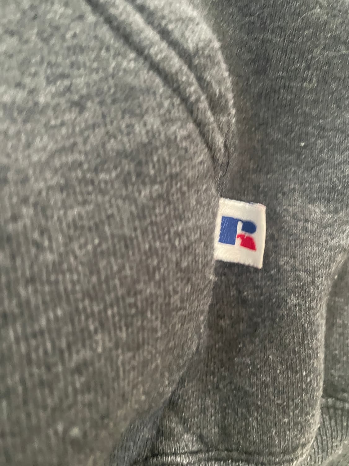 90s 러셀 애슬레틱 다크 그레이 후드집업  상품이미지3