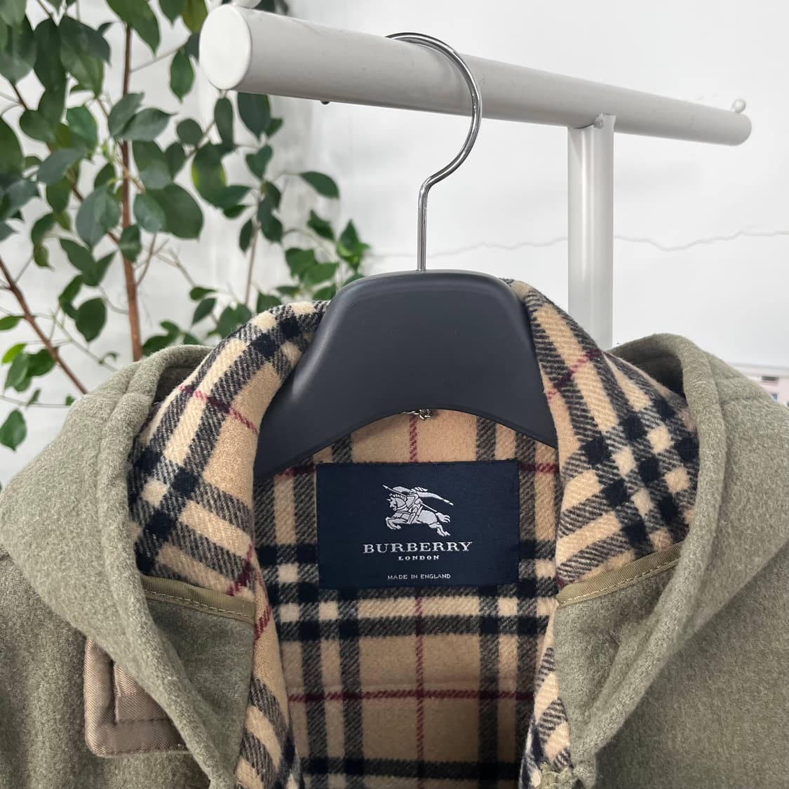 버버리 우먼 후드 더플코트 Uk10 상품이미지3