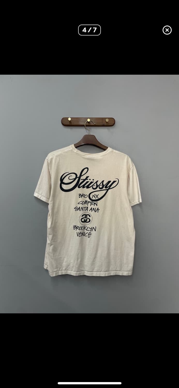 스투시 월드투어 로고 반팔 A3791 상품이미지4