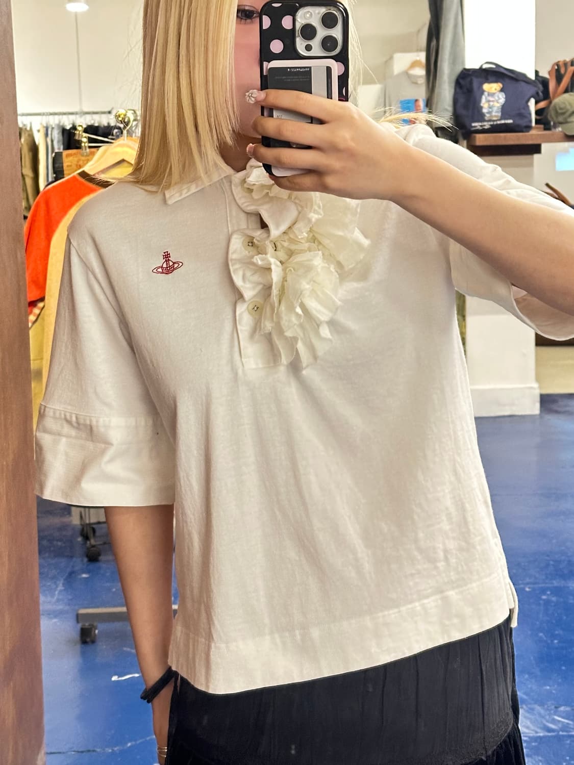 Vivienne 비비안웨스트우드 반팔카라 상품이미지1