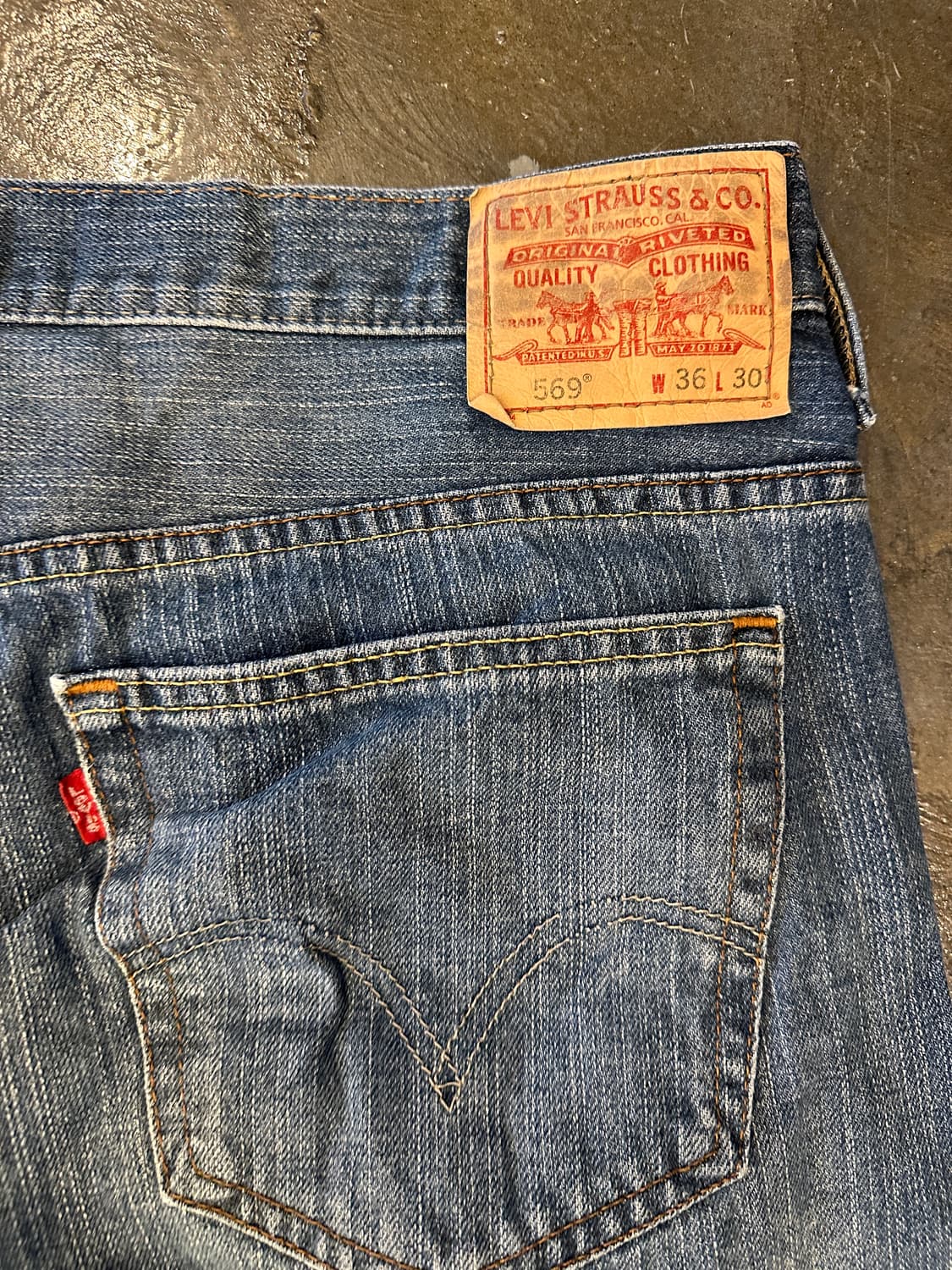 00s Levis 리바이스 569 W36 L30 상품이미지6