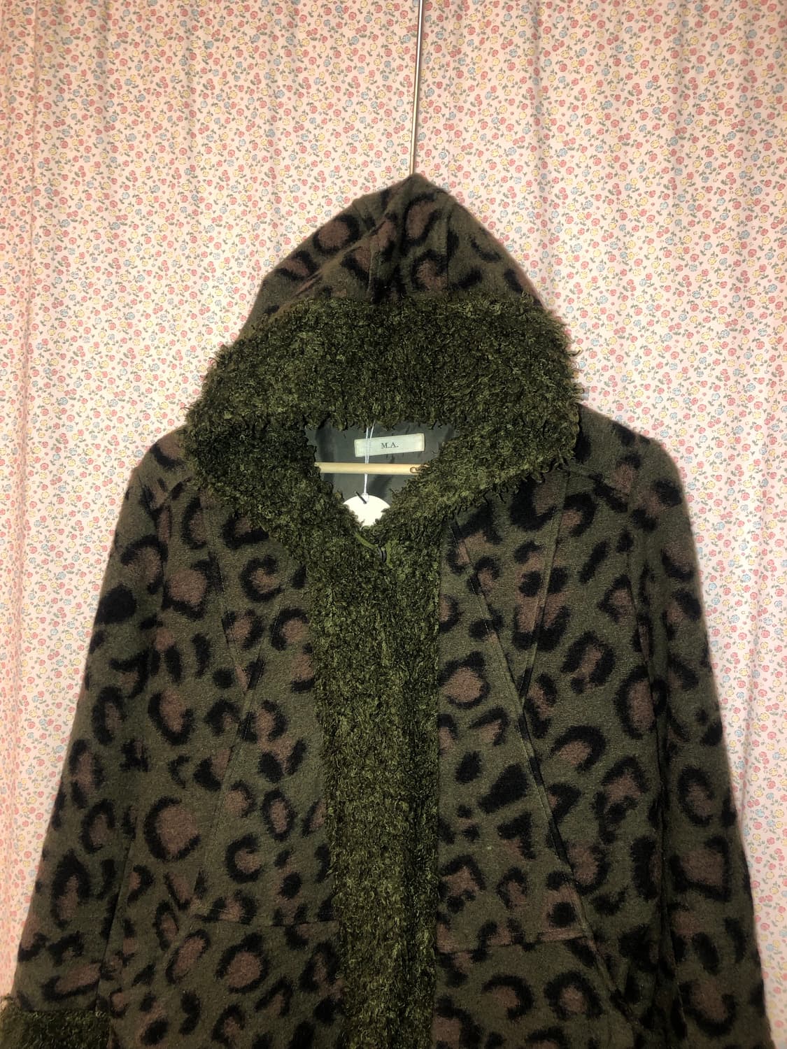 Leopard hood coat 상품이미지2