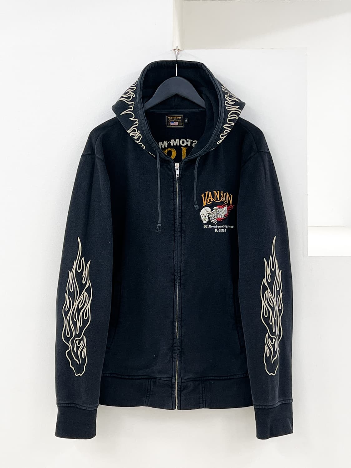 VANSON hoodie zip up XL 상품이미지3