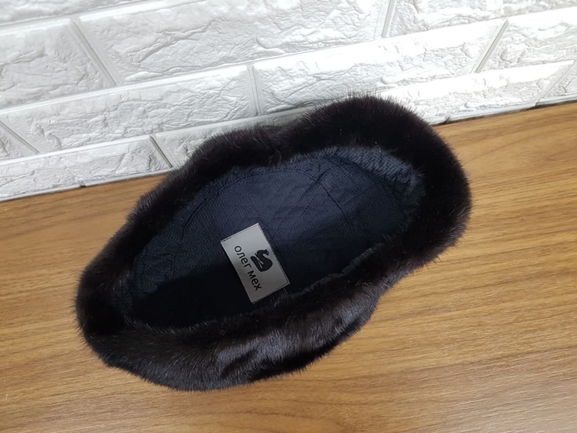 밍크 모자 (천연 통밍크) 상품이미지4