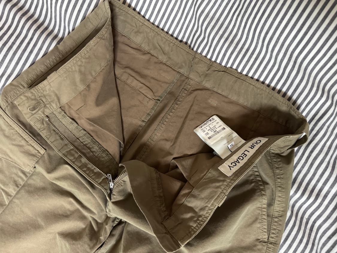 아워레가시 파라슈트 트라우저 아미 그린 상품이미지4