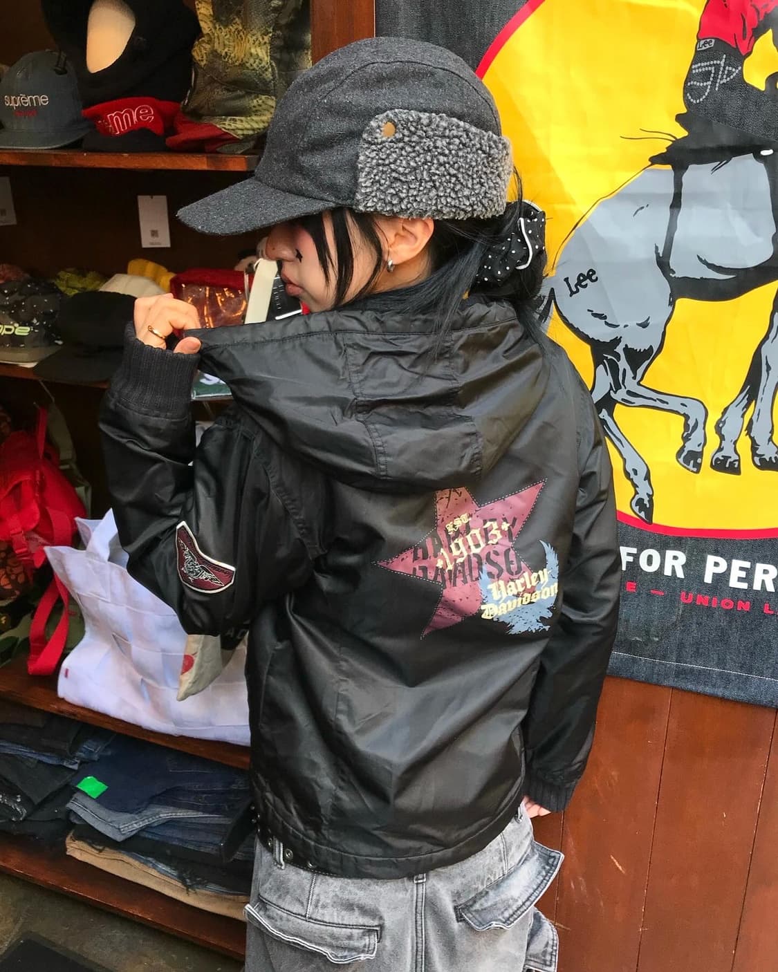 Harley-Davidson Reversible Knit Hood Jk 상품이미지1