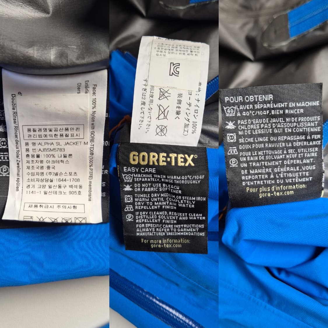[M] 아크테릭스 알파SL 고어텍스 바람막이 상품이미지9