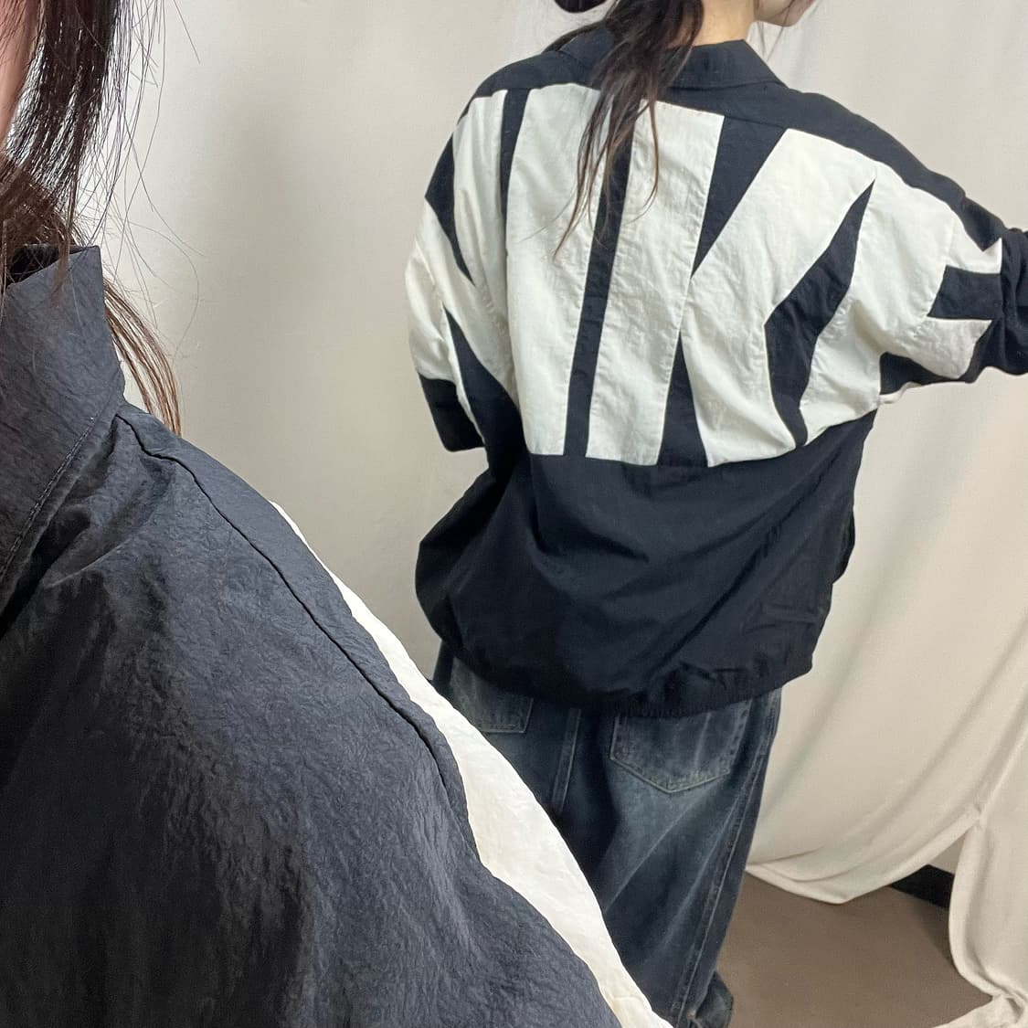 Nike black windbreaker 상품이미지2