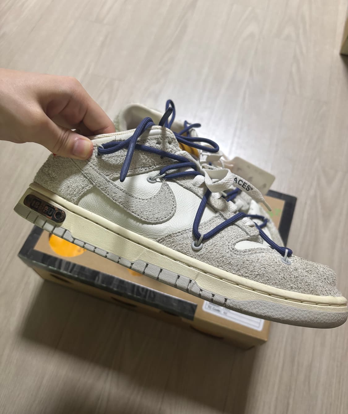 나이키 x 오프화이트 덩크 로우 더 50 - 로트 18  상품이미지2