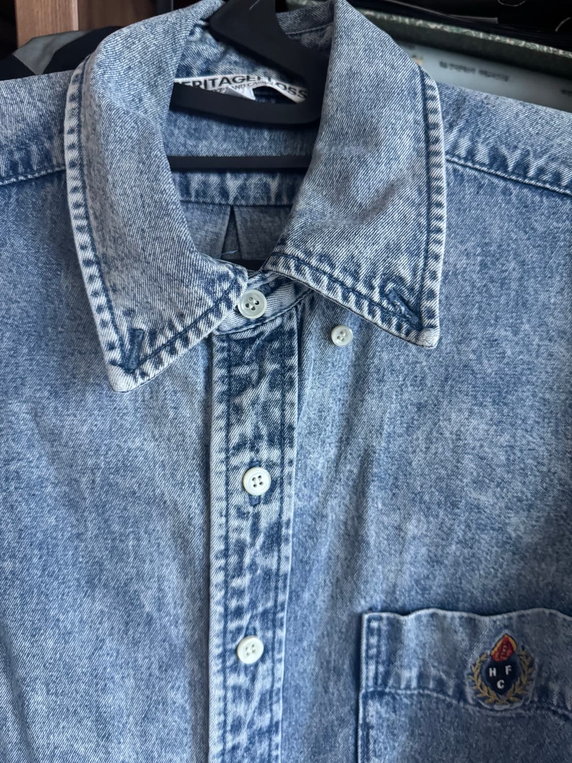헤리티지 플로스 데님 셔츠 상품이미지3