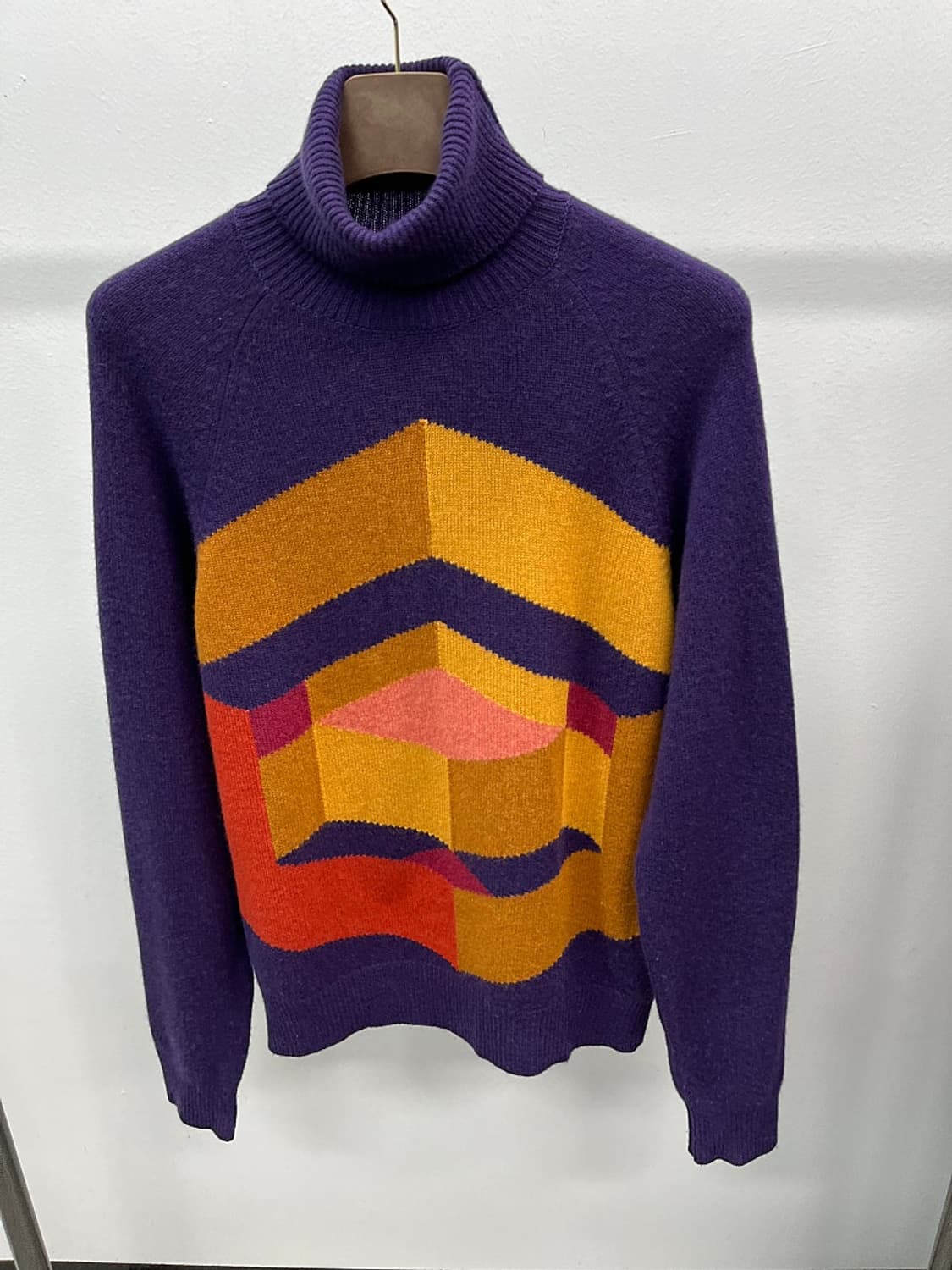 여) 보테가베네타 퍼플 캐시미어100% 니트  상품이미지4