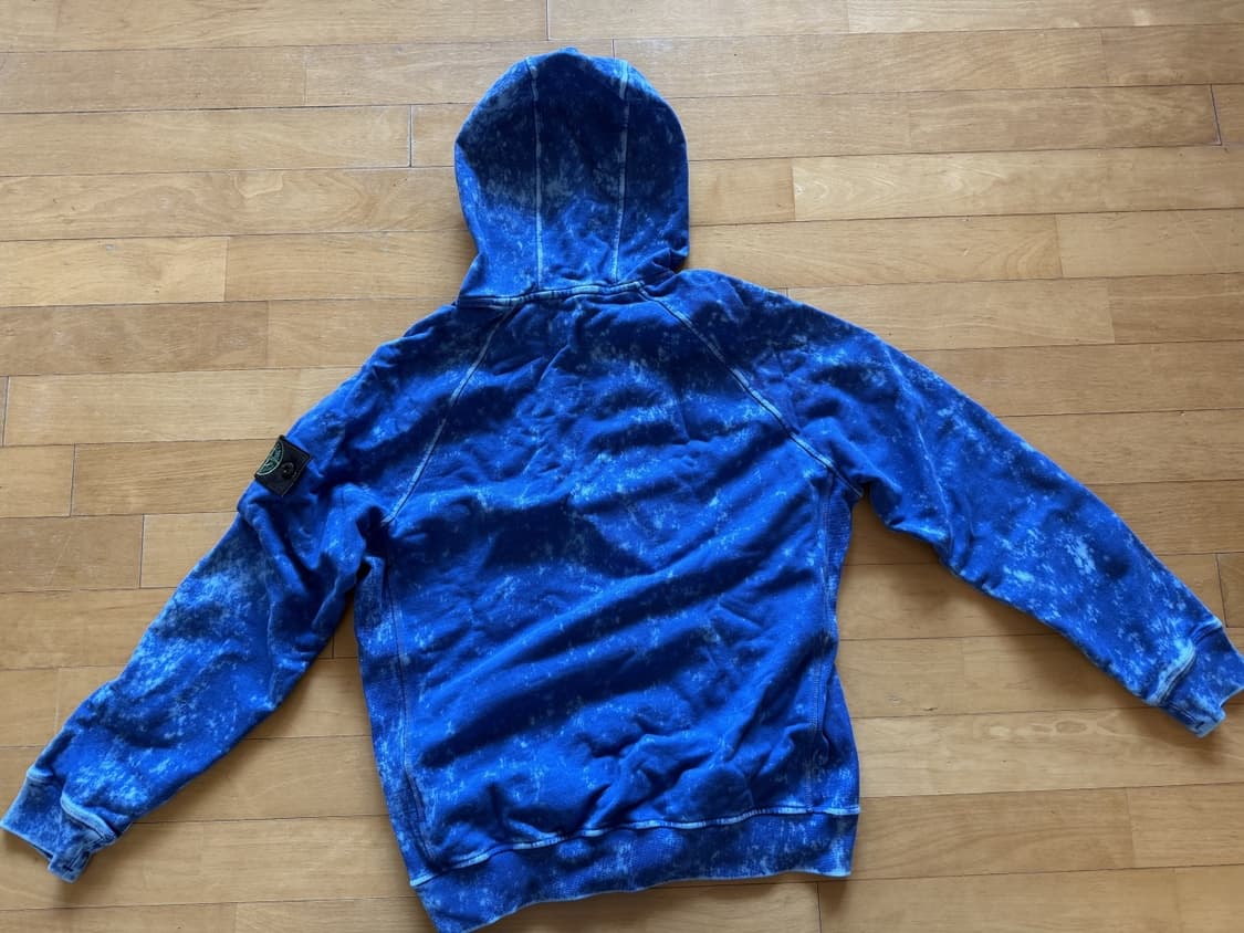 스톤아일랜드 오버다이 트리트먼트 후디 스웨트셔츠 상품이미지3