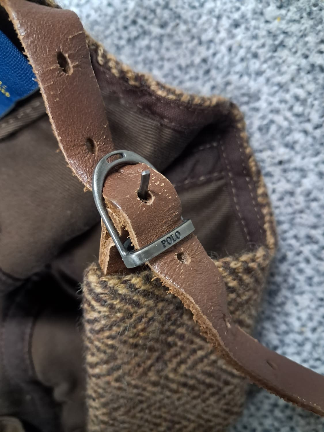 폴로랄프로렌90s울헤링본 볼캡 상품이미지5