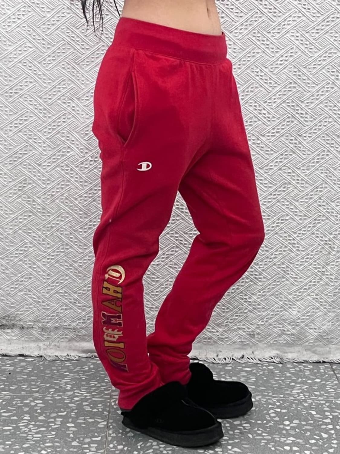 챔피언 리버스위브 Y2K 스트릿 고딕로고 트랙팬츠 S C09528 상품이미지1