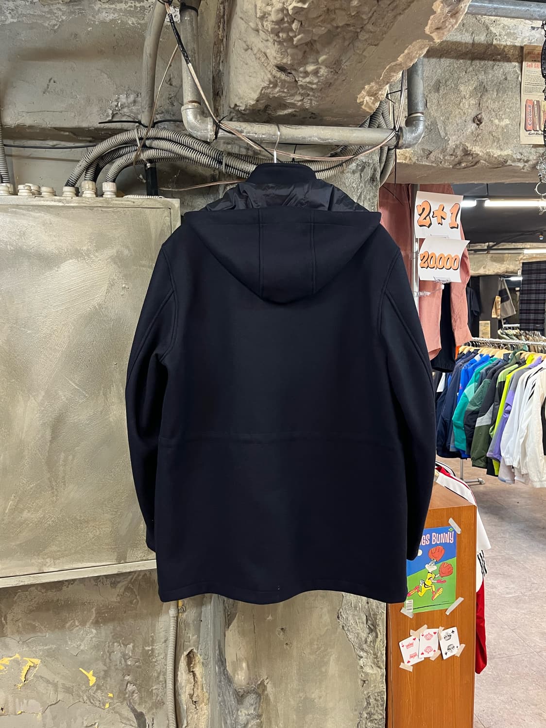 마시모두띠 후드 코트 네이비 #csz2955 상품이미지2