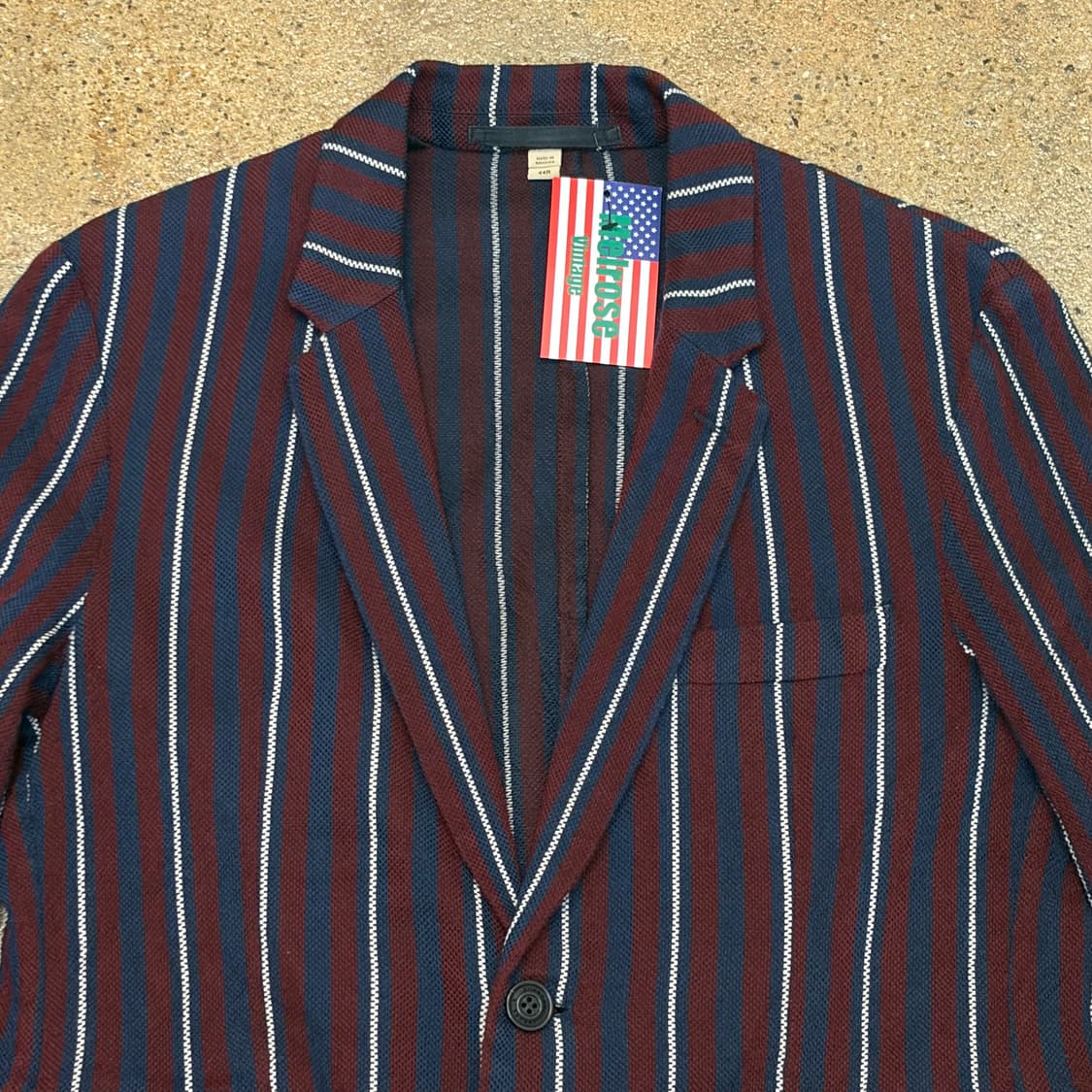 버버리 빈티지 울 스트라이프 블레이저  상품이미지3