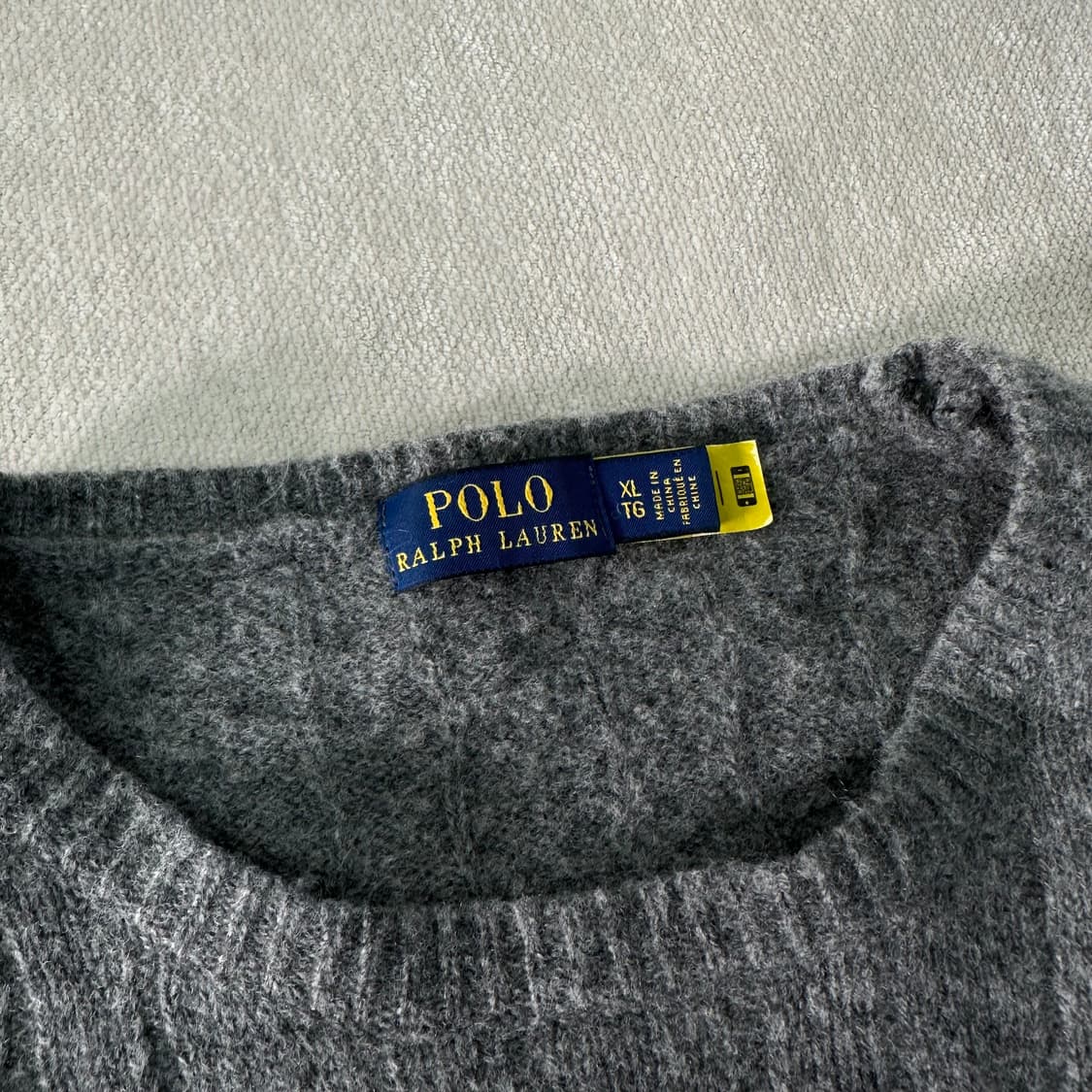 W 95 폴로랄프로렌 신형라벨 램스울 꽈배기 니트 상품이미지2
