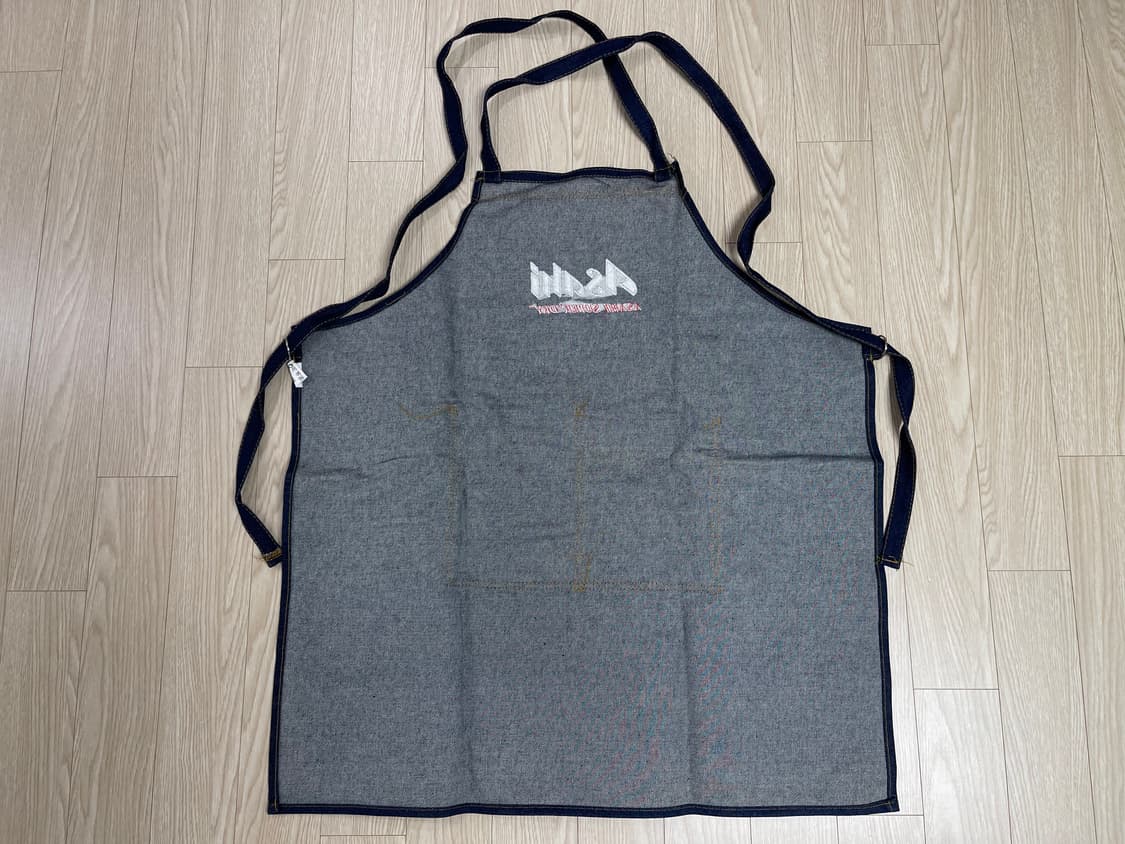 아사히 수퍼 드라이 빈티지 셀비지 앞치마 16번 90s OLD 상품이미지3