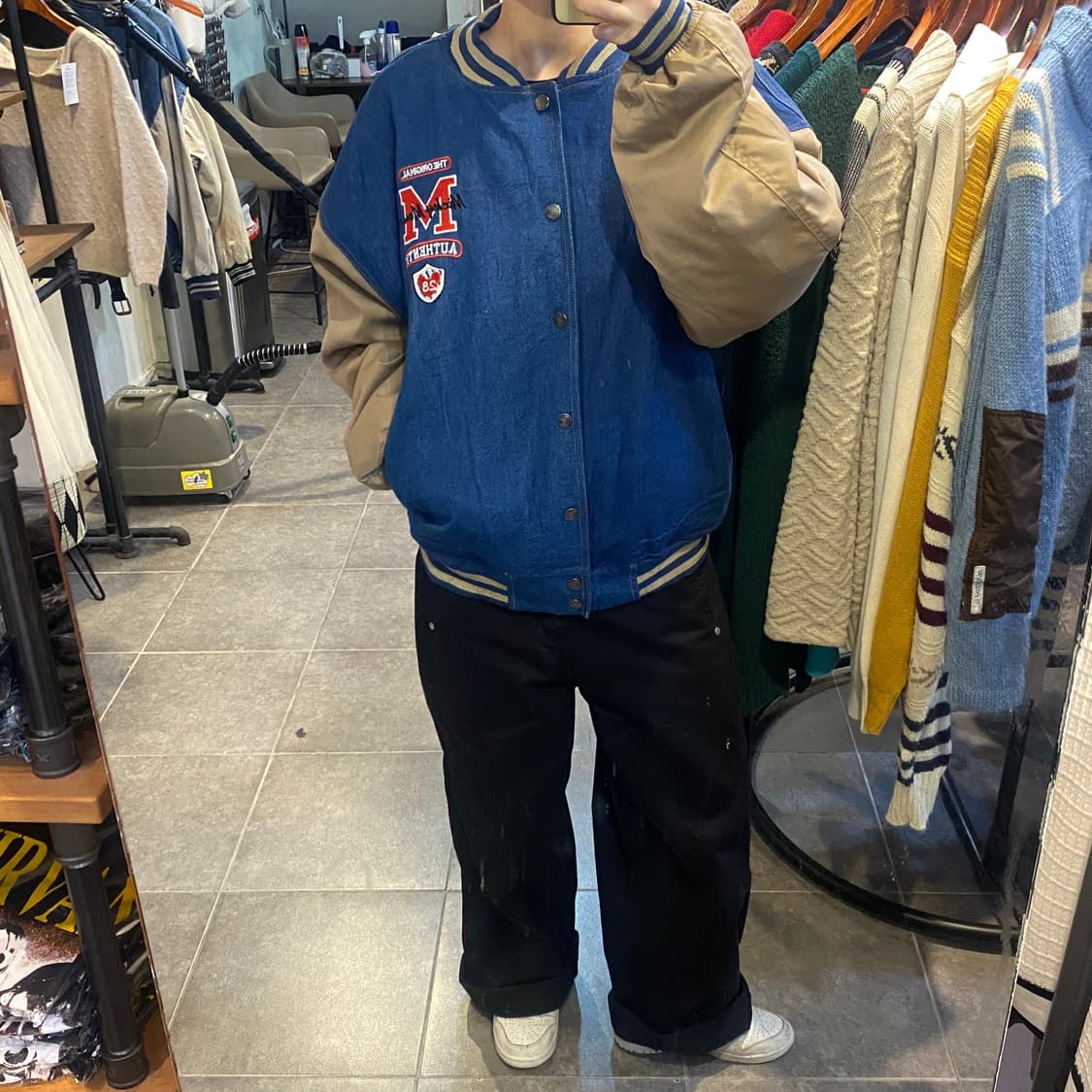 [NO.9] VTG 데님 바시티 자켓 상품이미지4