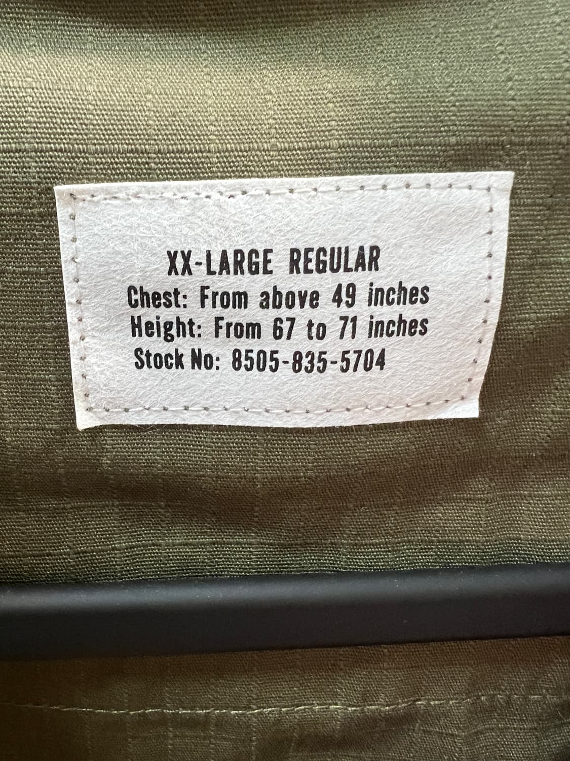 ymcl ky 정글 퍼티그 자켓 XXL 상품이미지4