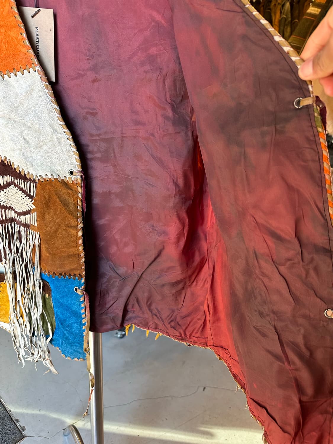 리얼 레더 헤비 스웨이드 웨스턴 프린지 베스트 상품이미지7