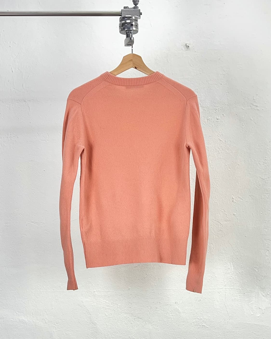 아크네 블러쉬 핑크 날론 페이스 울 니트 스웨터 상품이미지6