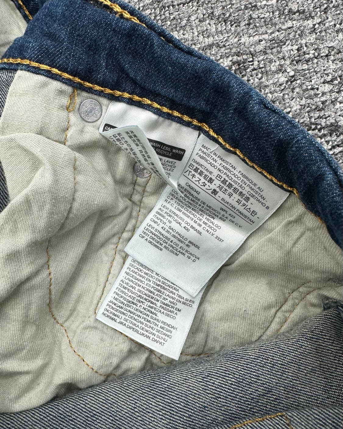 (허단46)00'S 리바이스 505 데님-M1136 상품이미지3