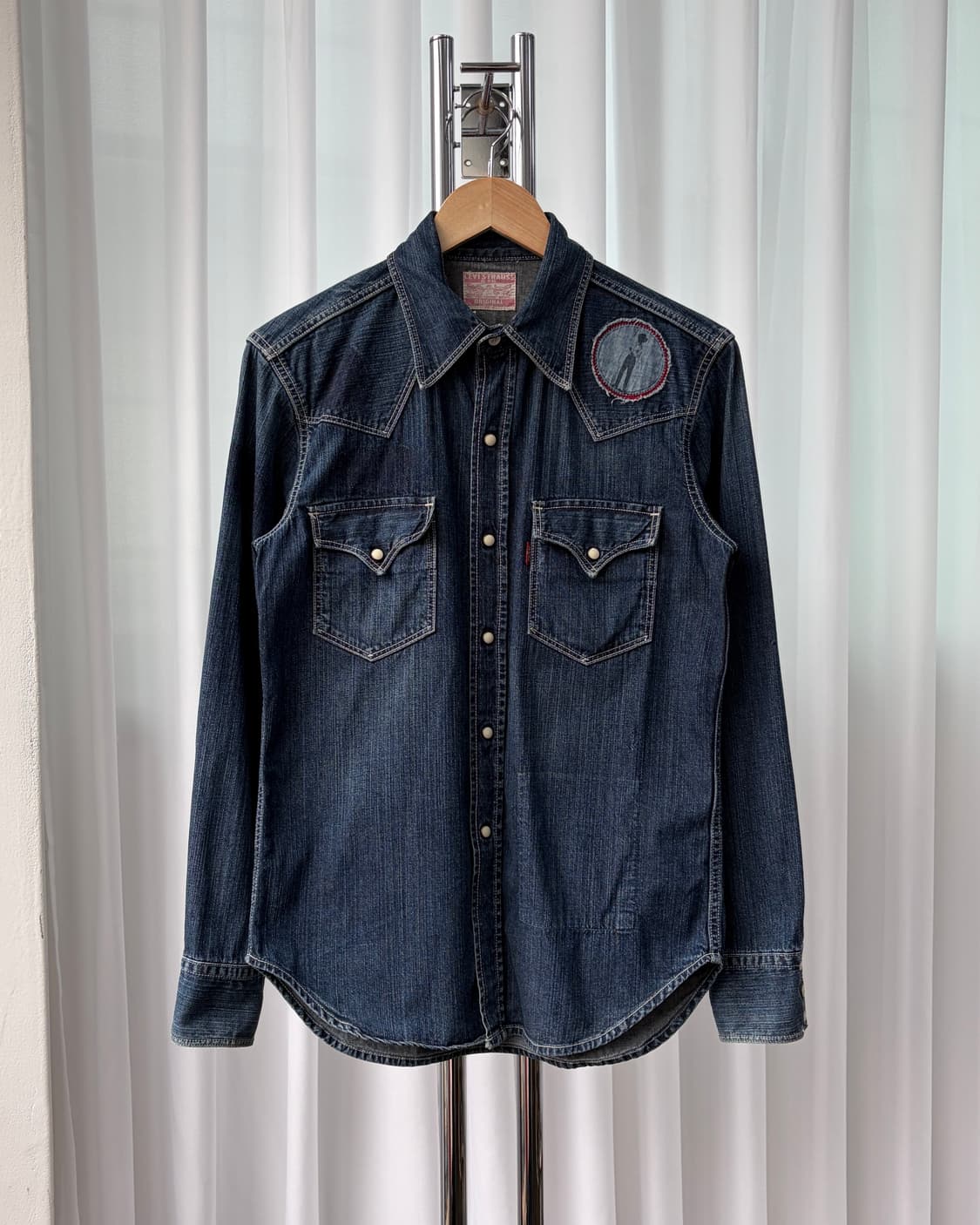 [M]리바이스 패치워크 웨스턴 데님 셔츠 상품이미지3