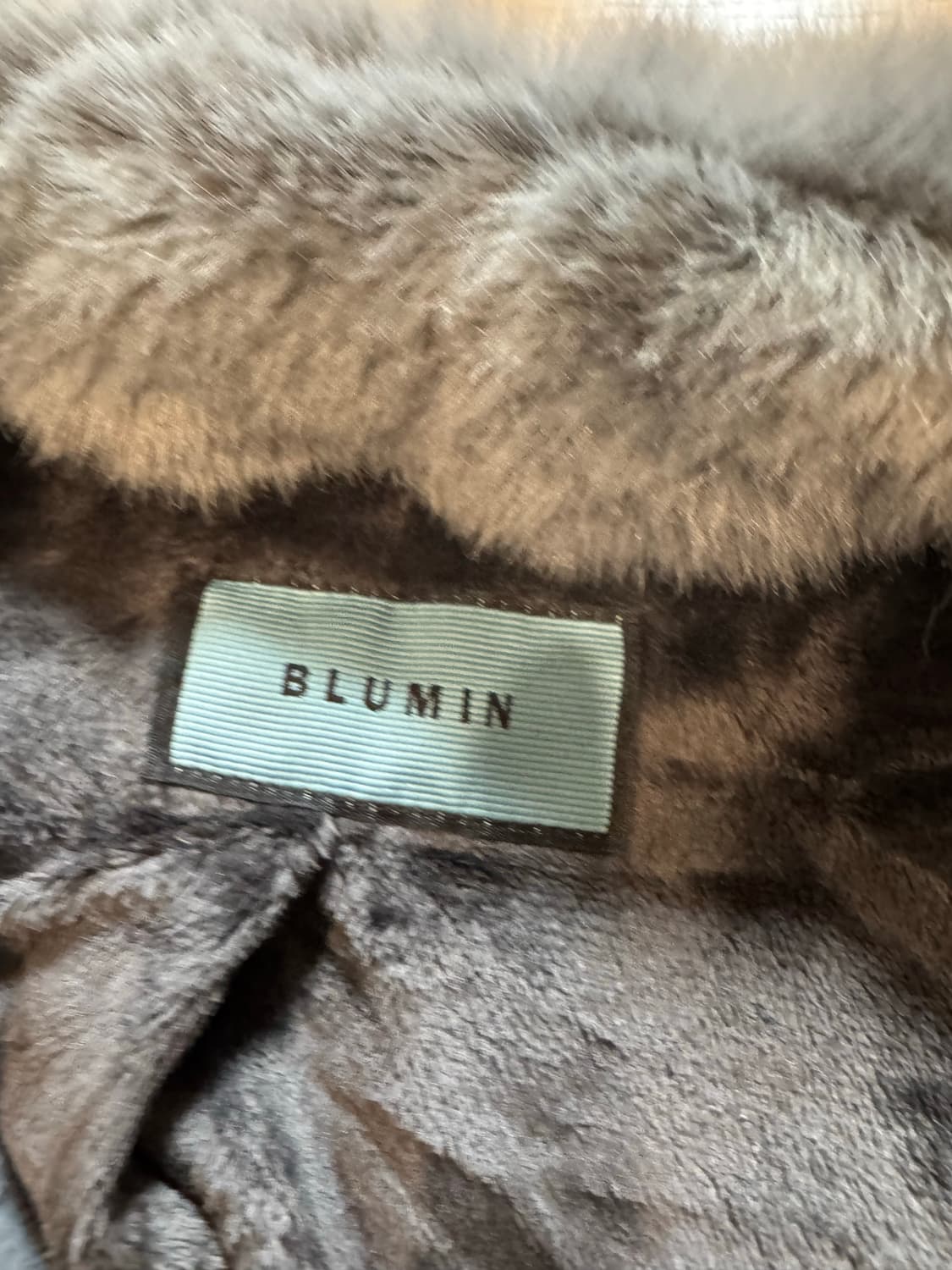 blunin 블루민 에코퍼 코트 상품이미지5