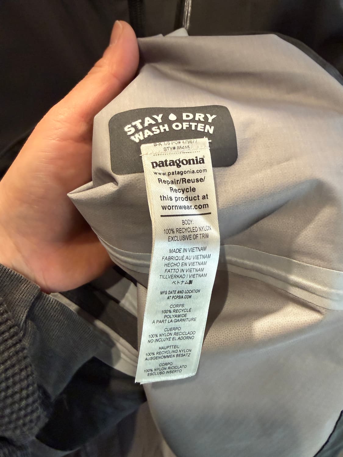 파타고니아 그래니트 크레스트 레인자켓 L 상품이미지10