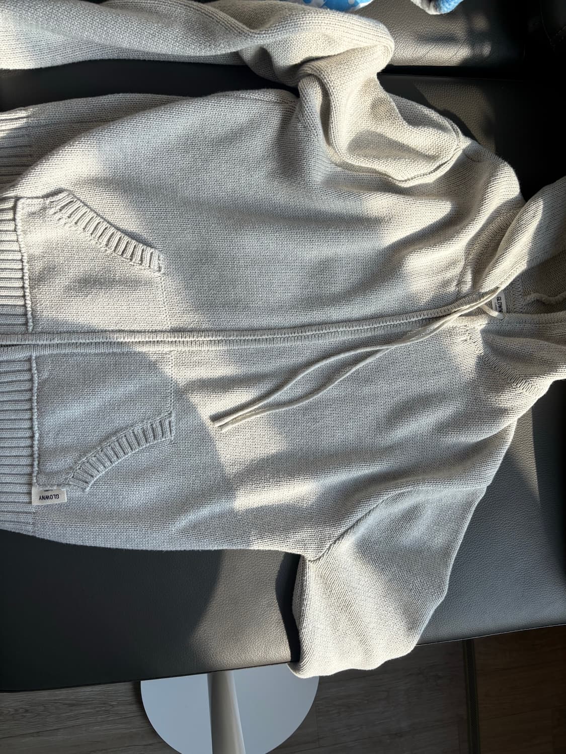 글로니 G CLASSIC KNIT ZIP UP 그레이 상품이미지4