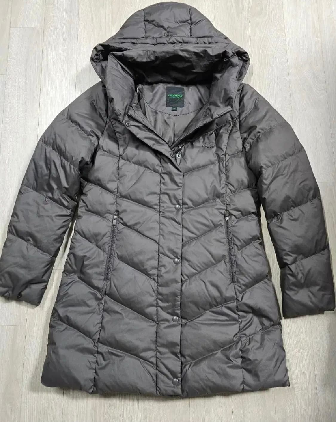 크로커다일 여자 오리털 롱패딩. 싸이즈 90 상품이미지1