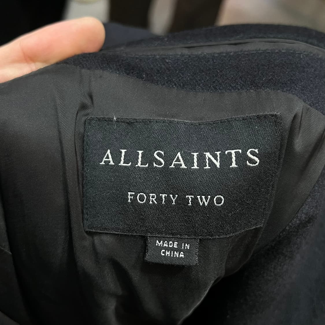  올세인츠 더블 울코트 y14761 상품이미지5