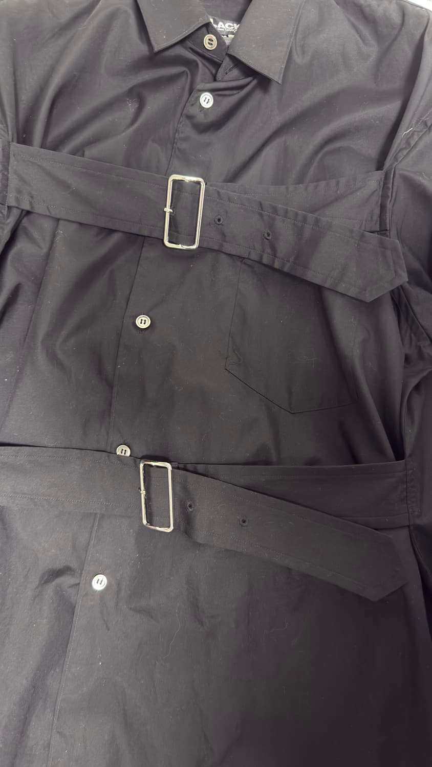꼼데가르송 블랙 벨트 셔츠 m 사이즈 상품이미지4