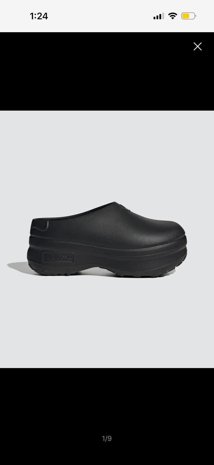 아디다스 아디폼 스탠 뮬 코어 블랙 225 상품이미지1