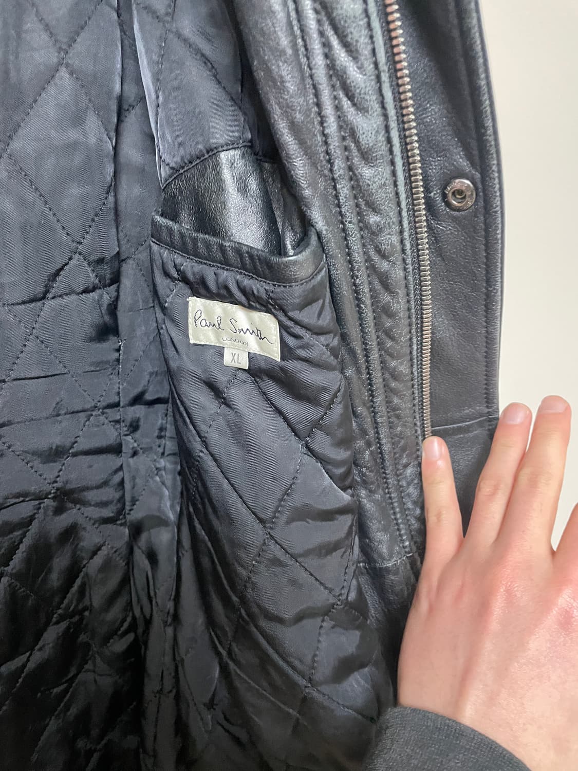 (XL) 빈티지 폴스미스 양가죽 레더자켓 상품이미지2
