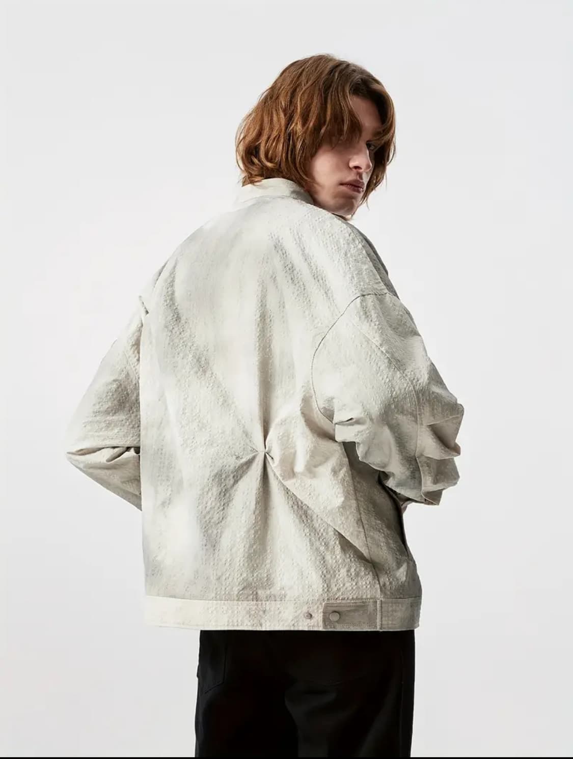 아이보리 지퍼 자켓 상품이미지2