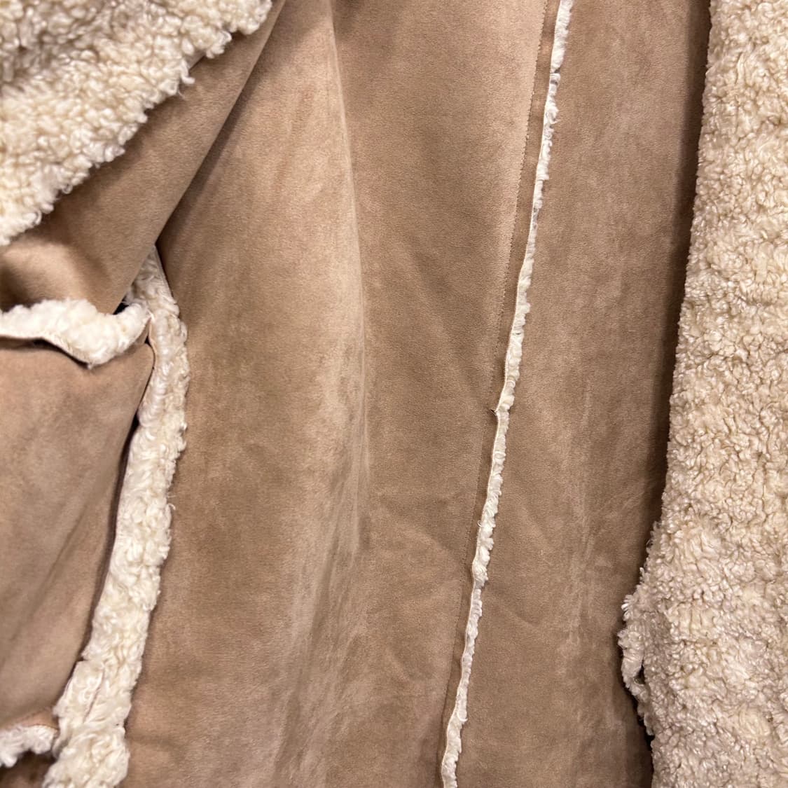 비아 스웨이드 안감 헤어리 롱 퍼자켓 상품이미지4