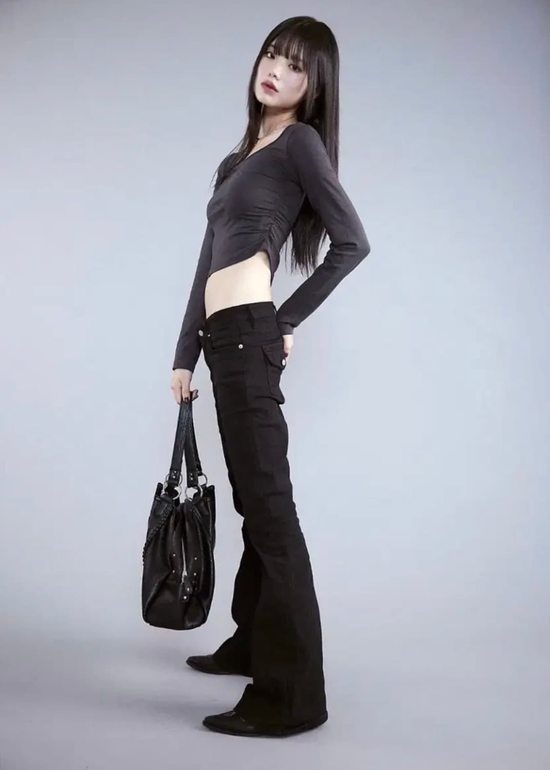 애즈온 보니타 빅백 블랙 새상품 상품이미지4