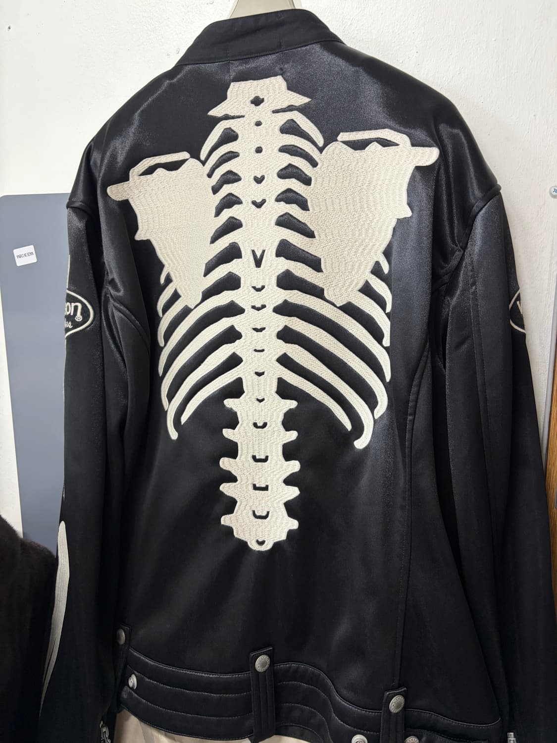 밴슨 본 스켈레톤 라이더 자켓 상품이미지2
